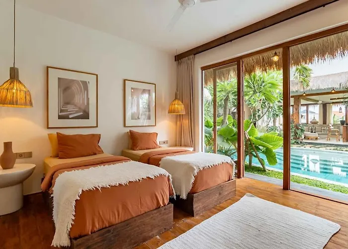 5br Private Pool Rice Fields View - Canggu 別荘 *